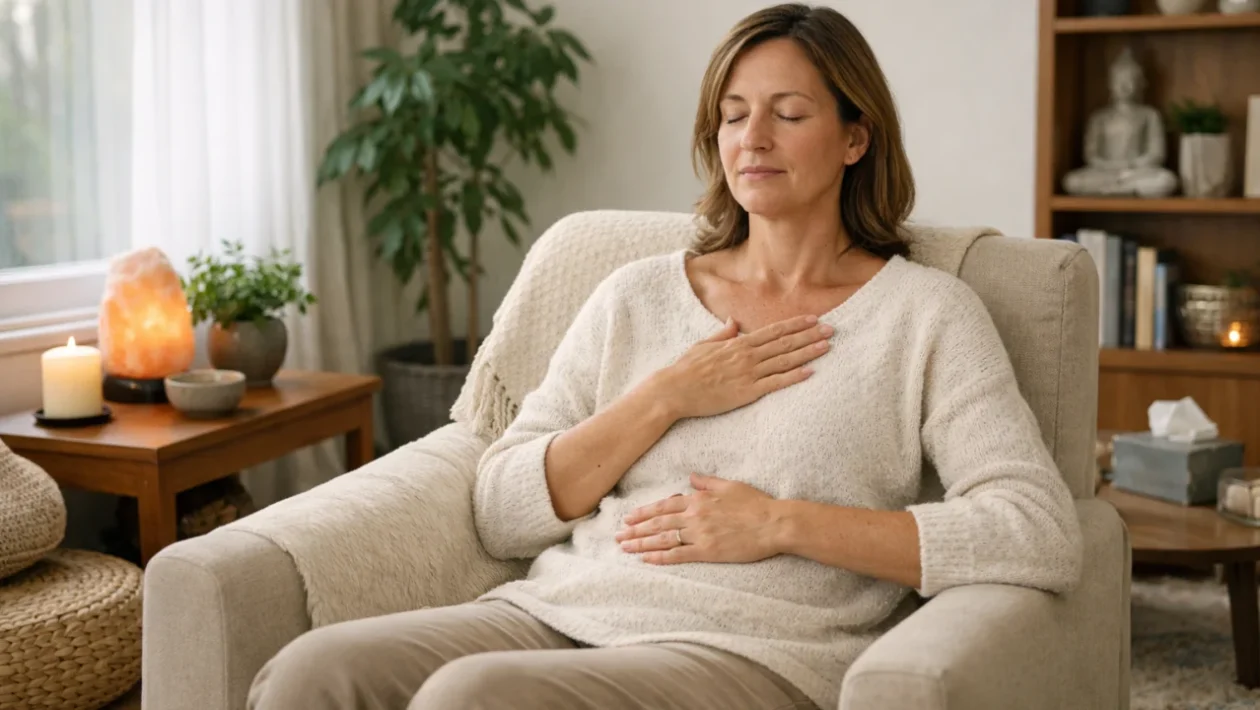 Tjelesno orijentirana terapija prikazuje povezanost tijela i uma u mirnom terapeutskom okruženju