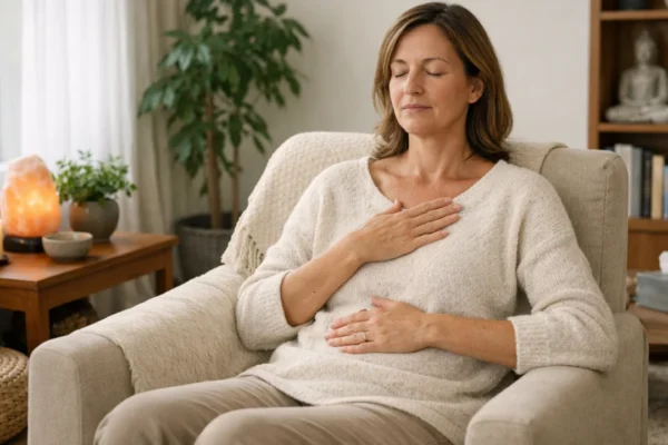 Tjelesno orijentirana terapija prikazuje povezanost tijela i uma u mirnom terapeutskom okruženju