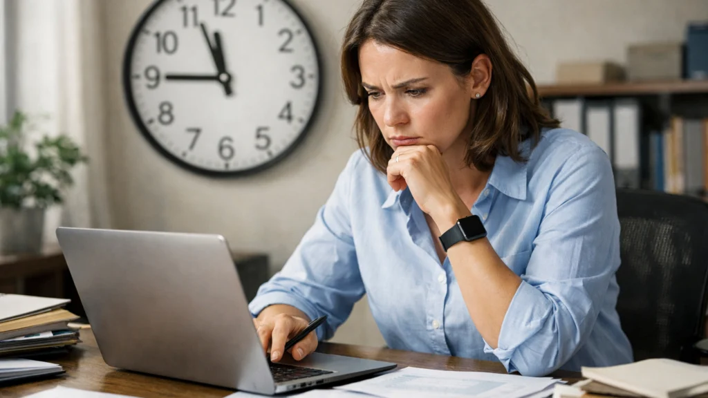 Primjer stresa uzrokovanog vanjskim pritiskom poput roka na poslu