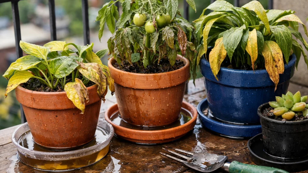 Pretjerano zalijevanje kao česta pogreška u urbanom vrtlarenju
