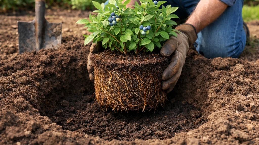 Ispravna sadnja borovnica korak po korak