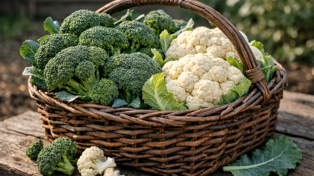 Svježa brokula i cvjetača kao nutritivno vrijedno povrće