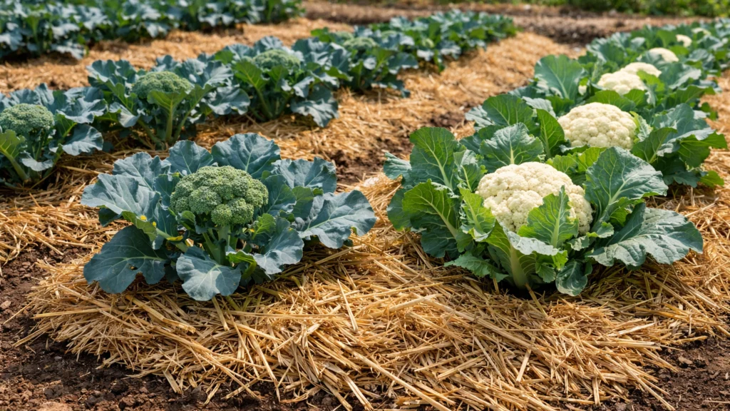 Malčiranje tla kod uzgoja brokule i cvjetače