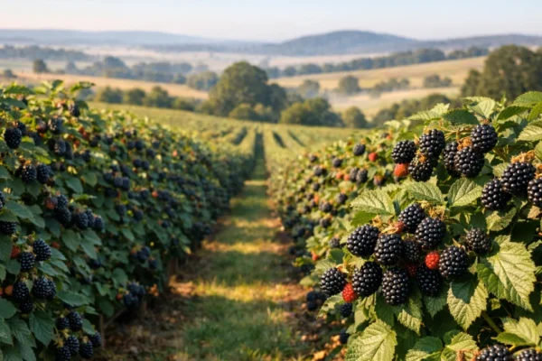 Uzgoj kupina s obilnim i zdravim plodovima na plantaži