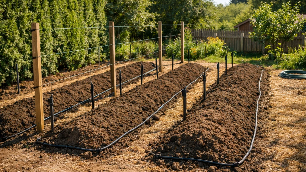 Idealna lokacija za uzgoj kupina na sunčanom položaju