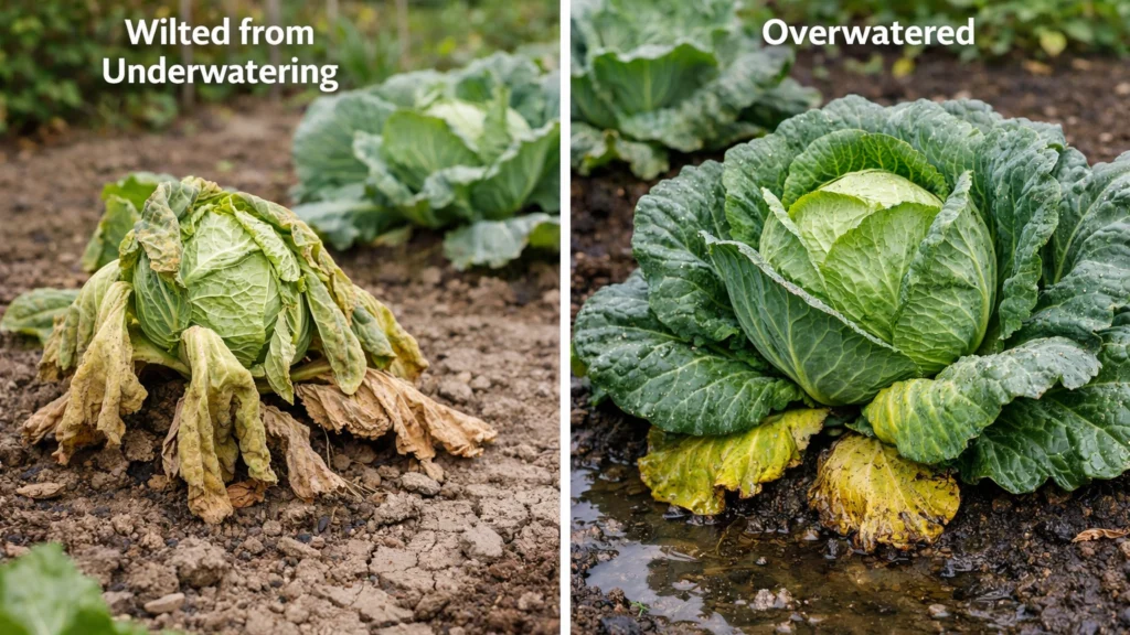 Nepravilno zalijevanje kupusa kao česta pogreška u uzgoju