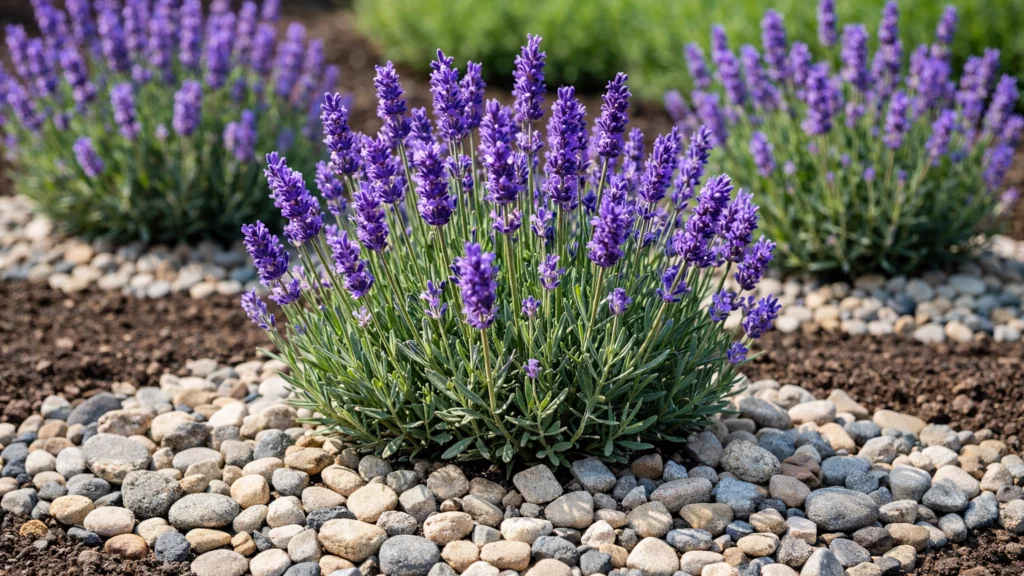 Malčiranje lavande šljunkom za bolji prinos