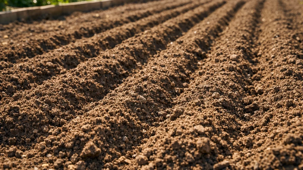 Priprema rahlog i dobro dreniranog tla za sadnju luka