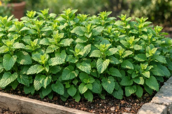 Uzgoj mente u vrtu s kontroliranim širenjem i jasno ograničenim prostorom