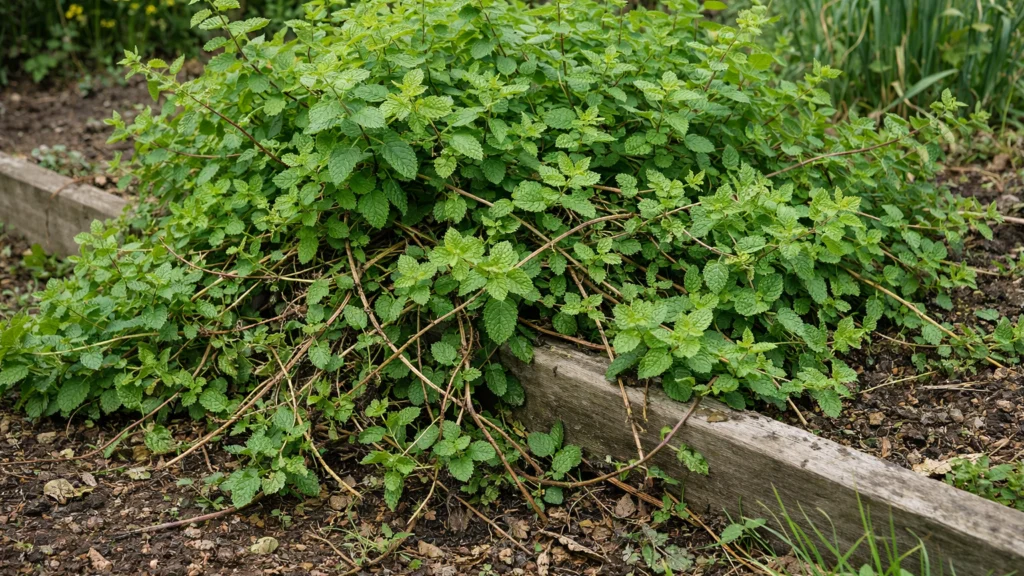 Nekontrolirano širenje mente u vrtu kao česta pogreška