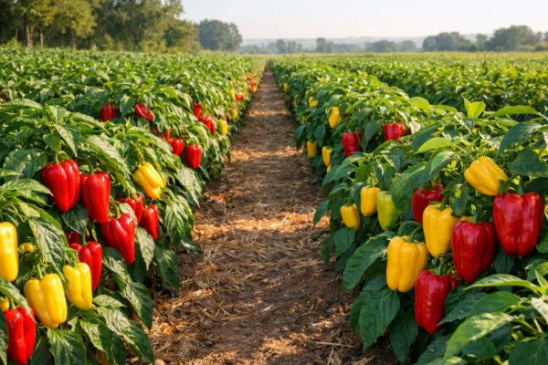 Uzgoj paprike u vrtu s obilnom berbom i zdravim biljkama