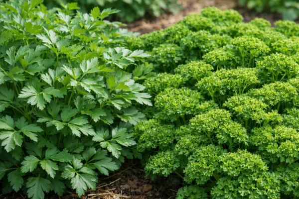 Uzgoj ravnog i kovrčavog peršina u vrtu tijekom sezone rasta