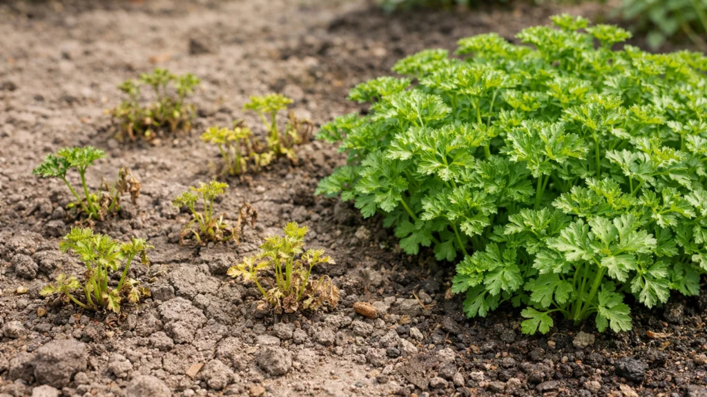 Najčešće pogreške u uzgoju peršina i njihov utjecaj na rast