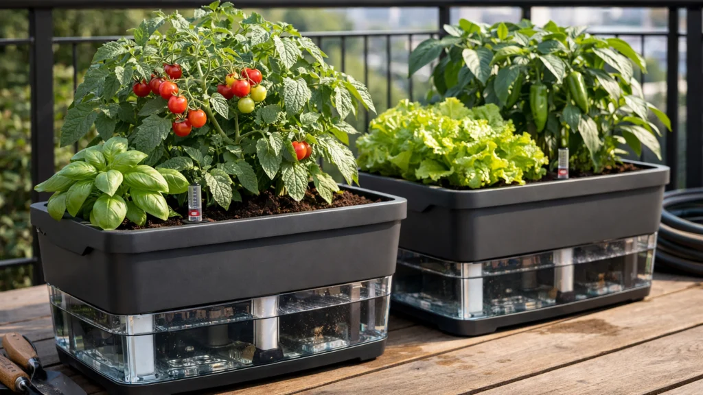 Samonavodnjavajuće tegle za napredni uzgoj povrća