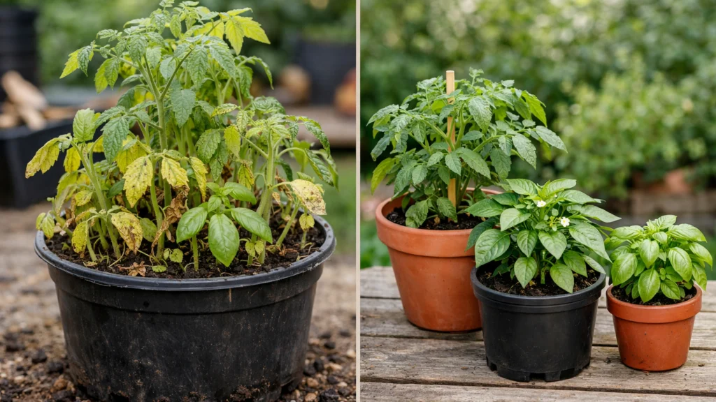 Pretrpavanje biljaka kao česta pogreška u uzgoju povrća u teglama