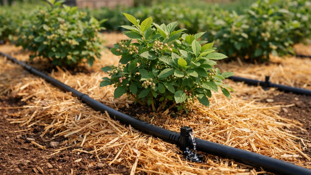 Malčiranje i navodnjavanje ribiza i ogrozda