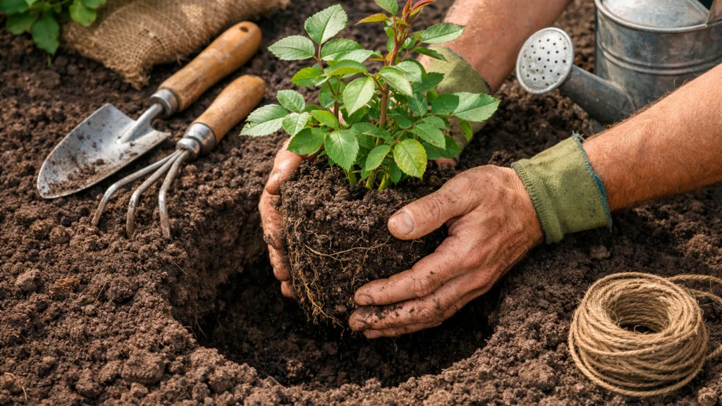 Sadnja ruža u vrtu uz pravilnu pripremu tla