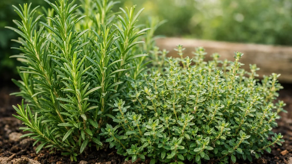 Ružmarin i timijan kao aromatične mediteranske začinske biljke