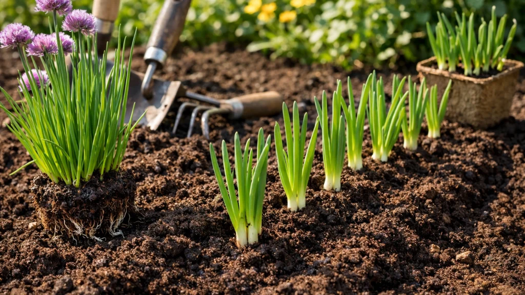 Idealni uvjeti tla i svjetla za uzgoj vlasca i mladog luka