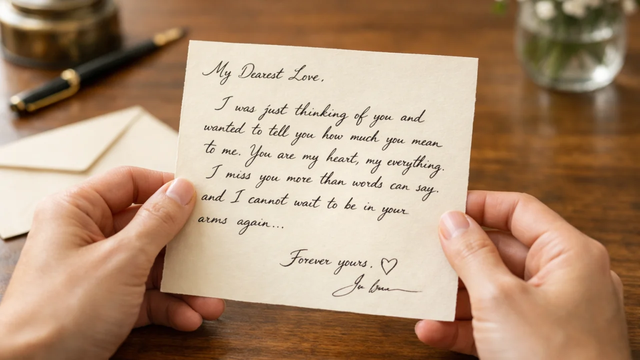 Ručno pisano ljubavno pismo za Valentinovo kao osoban i emotivan znak pažnje