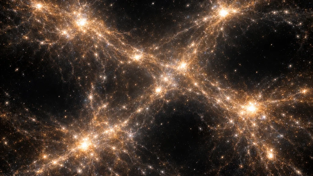 Raspored galaksija u svemiru koji tvori mrežastu strukturu