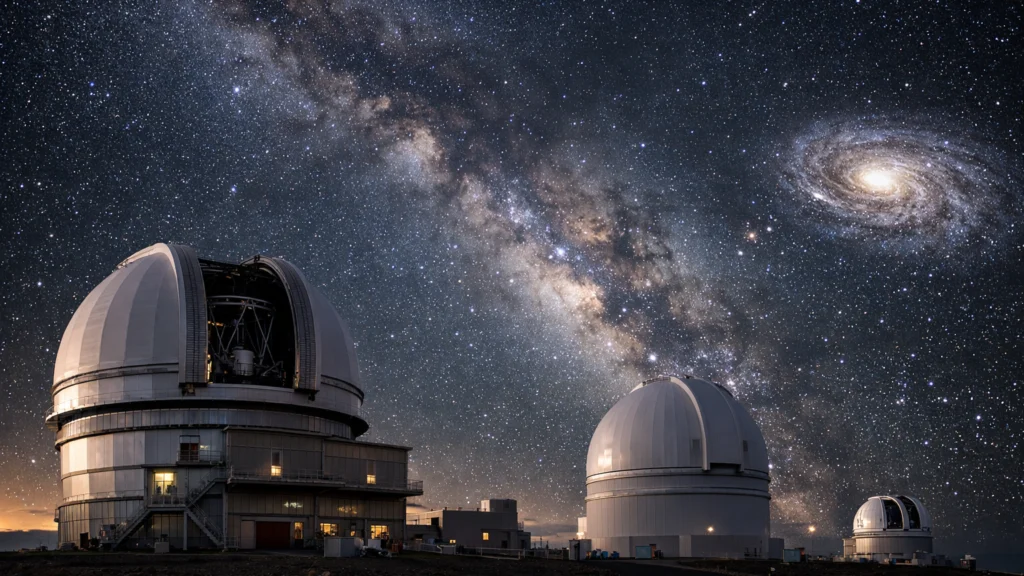 Astronomski teleskopi i promatranje galaksija za mapiranje svemira