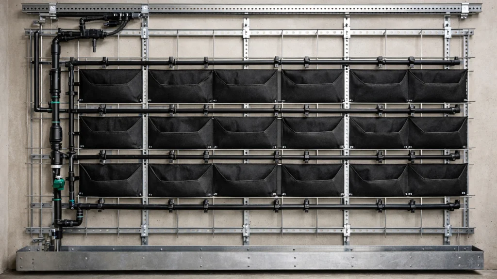 Priprema zida i konstrukcije za izradu vertikalnog vrta