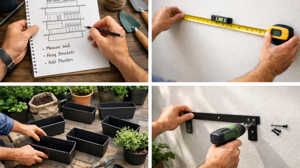 Planiranje i izrada vertikalnog vrta korak po korak