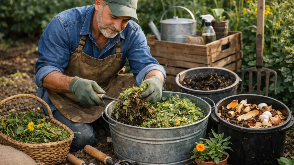 Ručno uklanjanje korova i prirodni pripravci u organskom vrtu
