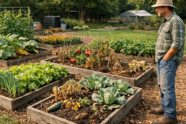 Vrt početnika s tipičnim greškama i uspješnim biljkama u jednoj sezoni