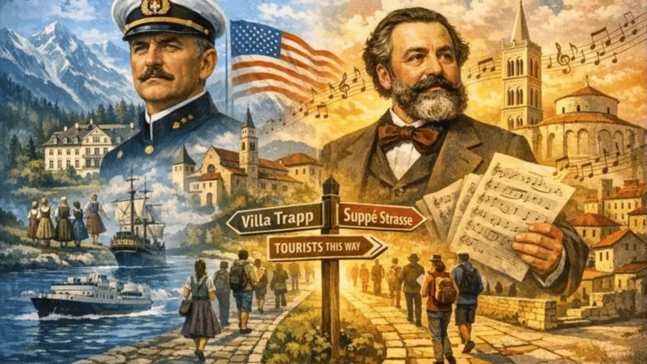 zadar-kulturna-bastina Georg von Trapp i Franz von Suppè