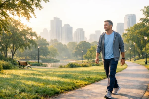 Zdraviji život kroz male korake prikazan jutarnjom šetnjom u prirodi