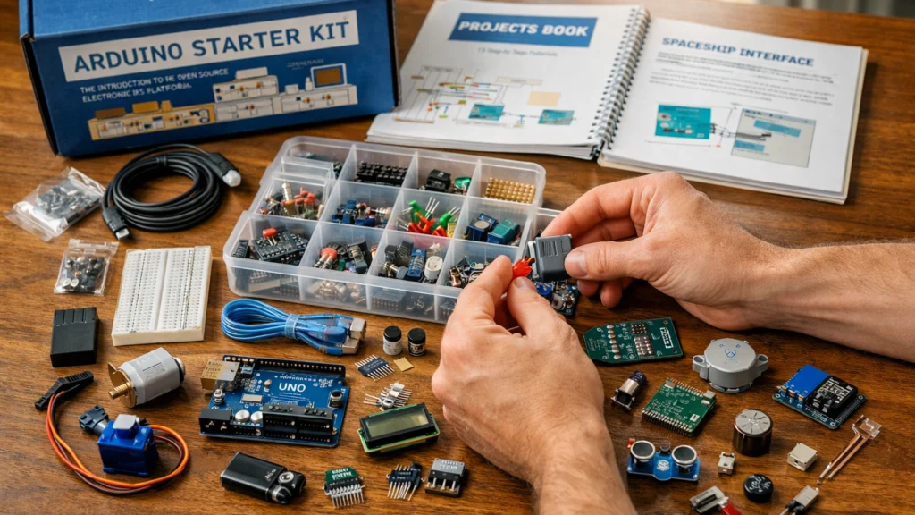 Arduino početnički set s uključenim osnovnim komponentama