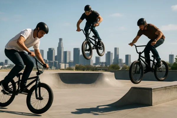 BMX subkultura u urbanom okruženju – vozači izvode trikove kao izraz slobode, stila i identiteta