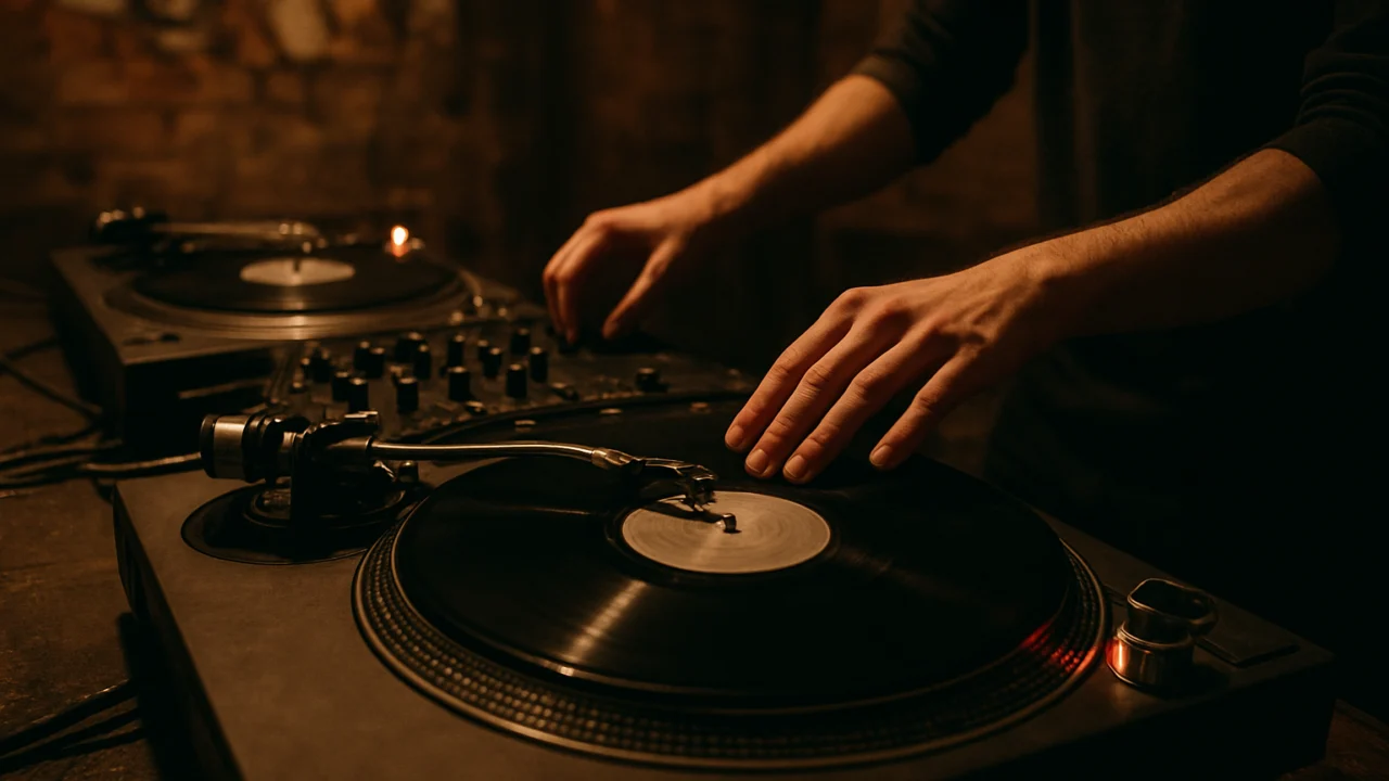 DJ s vinilima u klubu u Bristolu kao kolijevci breakbeat scene