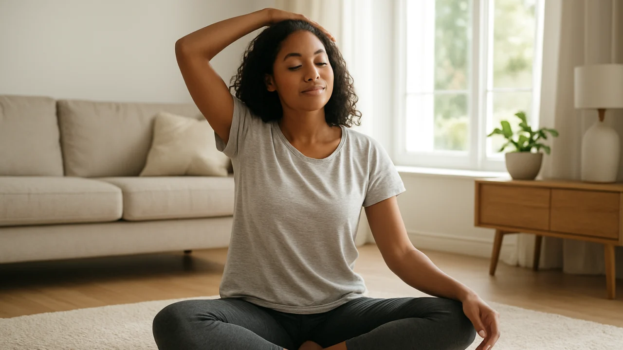 Lagano jutarnje istezanje i disanje kao dio rutine za razbuđivanje