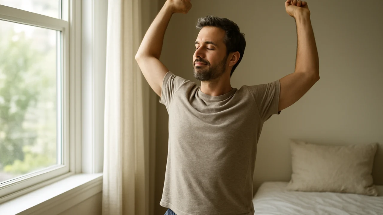 Jutarnje istezanje kao uvod u brzu rutinu zagrijavanja