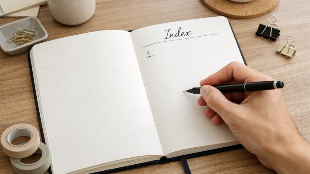 Prvi koraci u postavljanju bullet journala za početnike