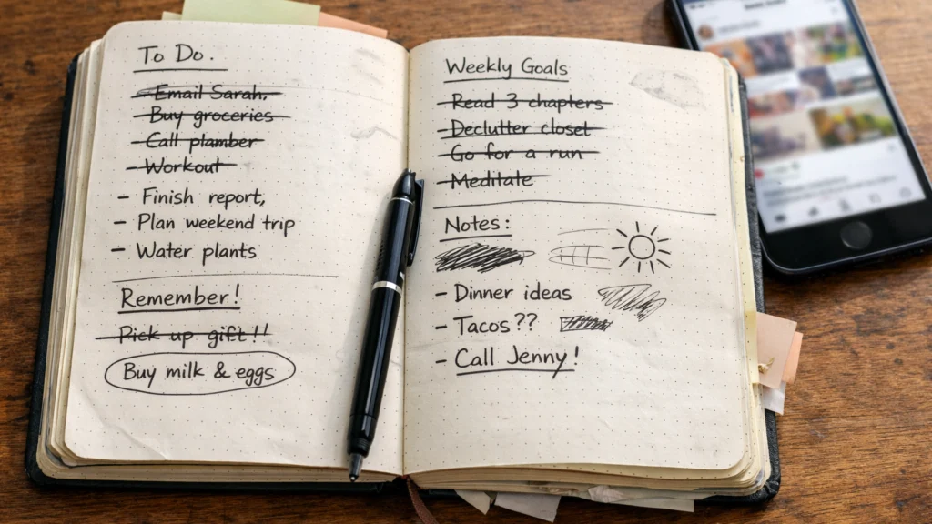 Nesavršene stranice bullet journala bez uspoređivanja s drugima