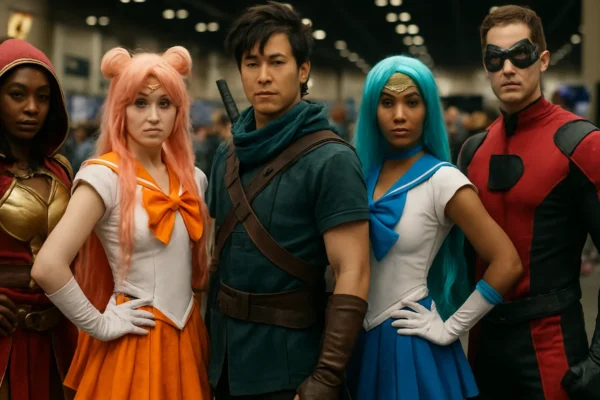 Cosplay kao subkulturna umjetnost i identitet prikazan kroz raznolike cosplayere na konvenciji