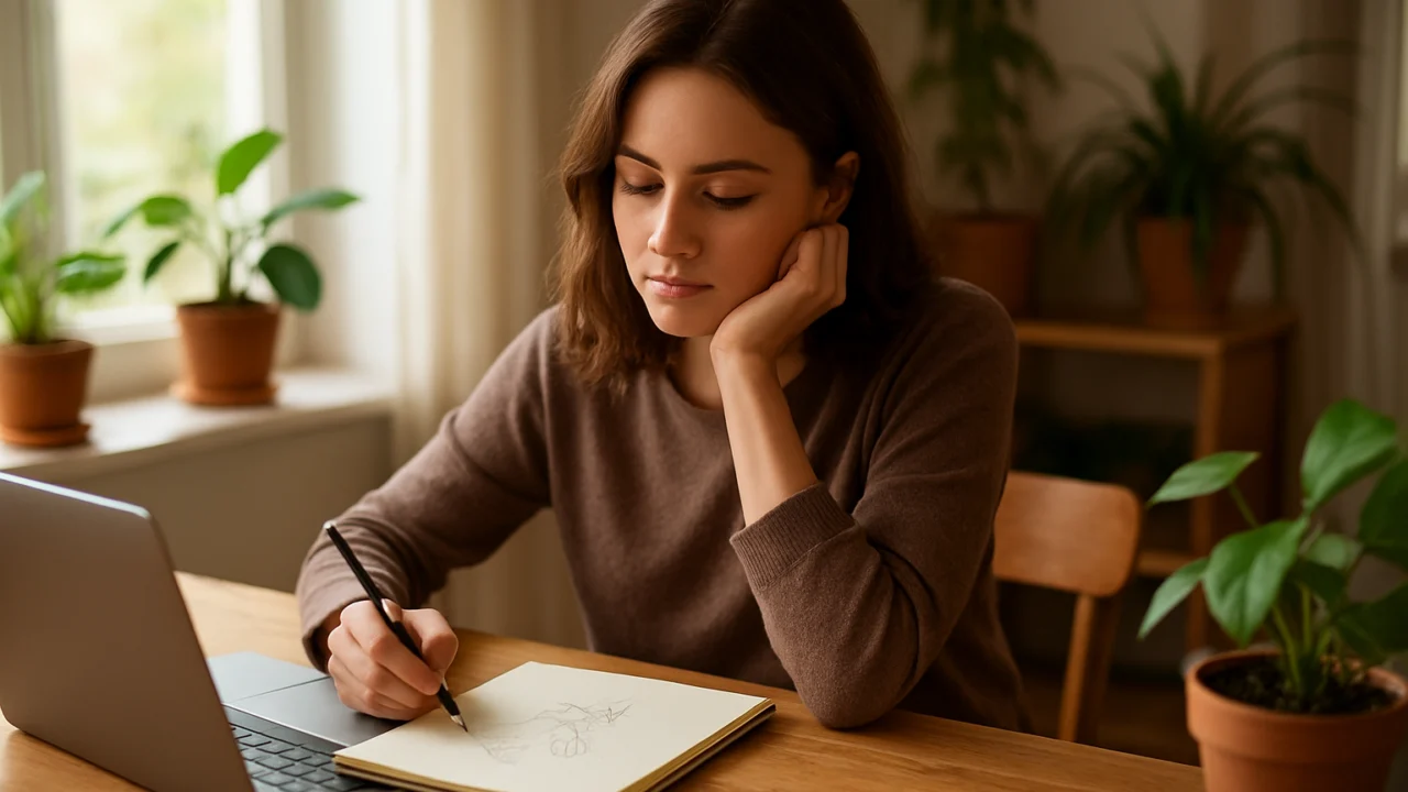 Grafička dizajnerica koja pronalazi mir kroz Cottagecore stil života