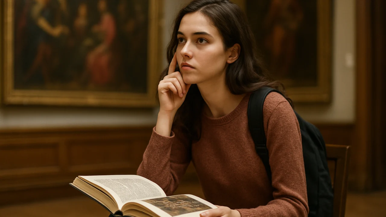 Studentica povijesti umjetnosti koja pronalazi inspiraciju u dark academia estetici