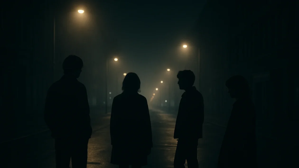 Darkwave i post punk subkultura u urbanom noćnom okruženju kao simbol tame i identiteta