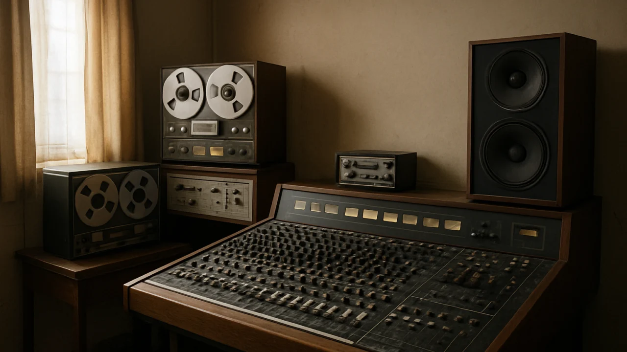 Analogni studio koji simbolizira rad King Tubbyja u razvoju duba