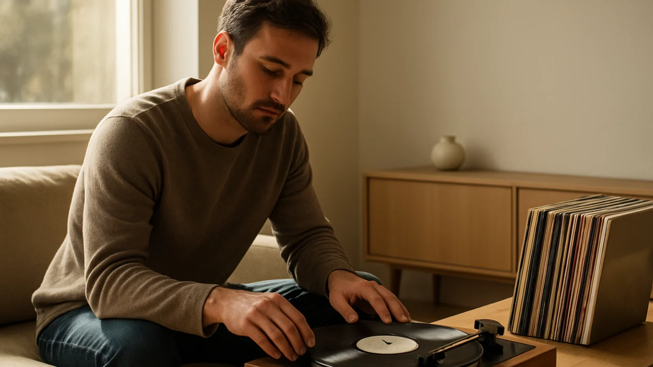 Aktivno slušanje dub glazbe kroz vinilne albume