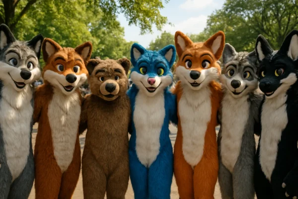 Furry subkultura prikazana kroz zajedništvo i kreativne kostime na okupljanju
