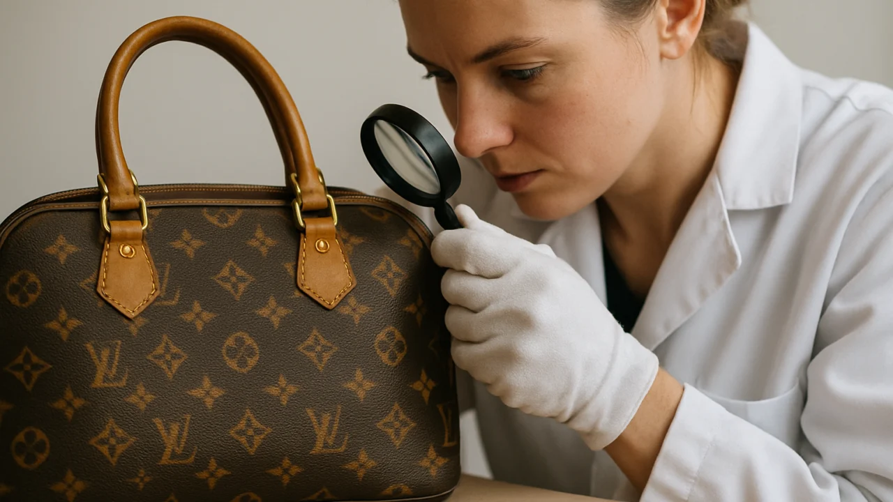 Provjera autentičnosti vintage luksuzne torbe od strane stručnjaka
