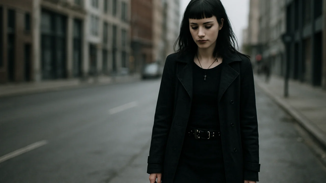 Pojedinac goth subkulture koji simbolizira unutarnju potragu i identitet