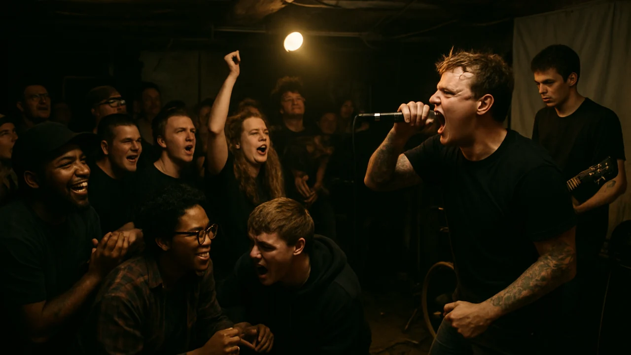 Sudjelovanje u lokalnoj hardcore punk zajednici kroz koncerte