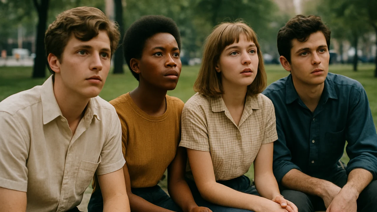 Mladi 60-ih godina u parku propituju društvene norme i traže nove vrijednosti